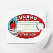 Cunard Line-Gepäckanhänger Mousepad (Mit Mouse)