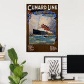 Cunard Line - Lusitania Poster (Heimbüro)