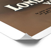 Cunard Line Quickest Route to London & the Poster (Ecke)