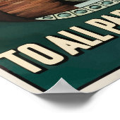 Cunard Line - Vintage Travel Poster (Ecke)