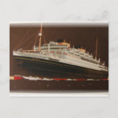 Cunard Lines 1930’s Postkarte (Vorderseite)