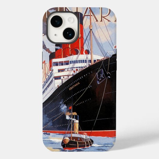 CUNARD OCEAN LINER AQUITANIA Case-Mate iPhone HÜLLE (Rückseite)