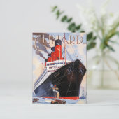 CUNARD OCEAN LINER AQUITANIA POSTKARTE (Stehend Vorderseite)