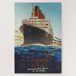 CUNARD OCEAN LINER AQUITANIA PUZZLE