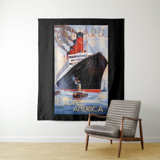 CUNARD OCEAN LINER AQUITANIA WANDTEPPICH (Beispiel)