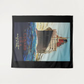 CUNARD OCEAN LINER AQUITANIA WANDTEPPICH (Vorderseite (Horizontal))