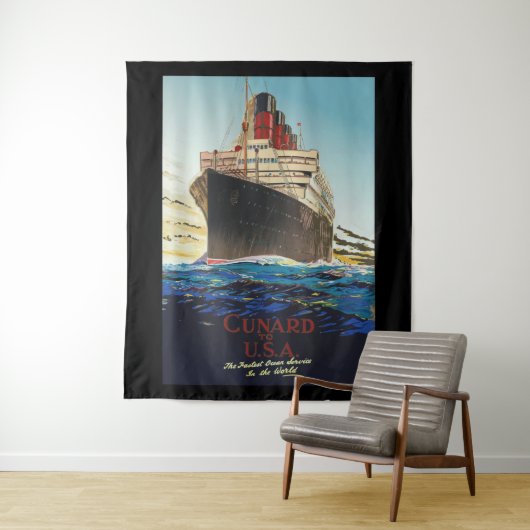 CUNARD OCEAN LINER AQUITANIA WANDTEPPICH (Beispiel)