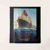 CUNARD OCEAN LINER AQUITANIA WANDTEPPICH (Vorderseite)