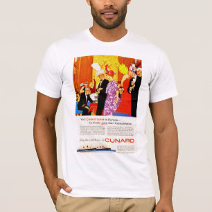Cunard Queen's Party Ad T-Shirt