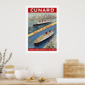 Cunard Queens Poster (Küche)