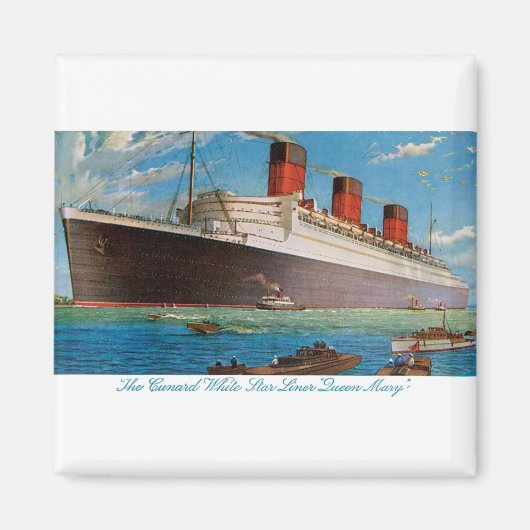 Cunard White Star Line's Queen Mary Magnet (Vorne)