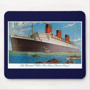 Cunard White Star Line's Queen Mary Mousepad