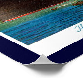 Cunard White Star Line's Queen Mary Poster (Ecke)