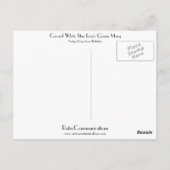 Cunard White Star Line's Queen Mary Postkarte (Rückseite)