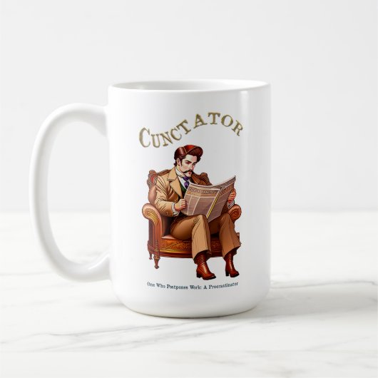 Cunctator - Zauberer Kaffeetasse (Links)