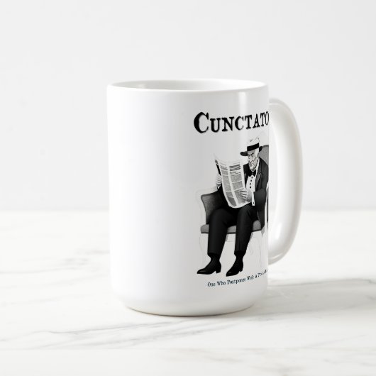 Cunctator - Zauberer Kaffeetasse (VorderseiteRechts)
