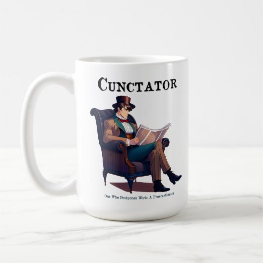 Cunctator - Zauberer Kaffeetasse (Links)