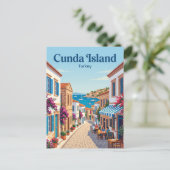 Cunda-Insel Türkei Postkarte (Stehend Vorderseite)