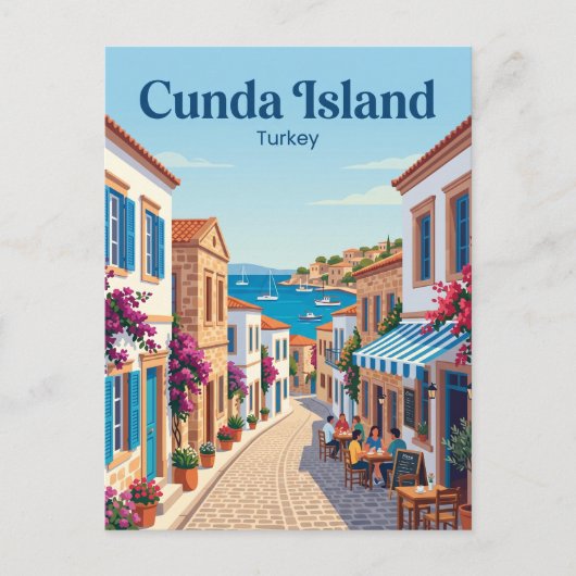 Cunda-Insel Türkei Postkarte (Vorderseite)