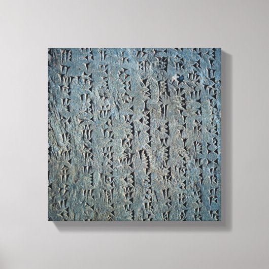 Cuneiform Leinwanddruck (Vorderseite)