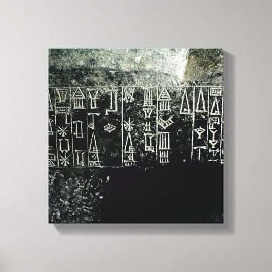 Cuneiform Leinwanddruck (Vorderseite)