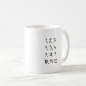Cuneiform Numerals Tasse (VorderseiteRechts)