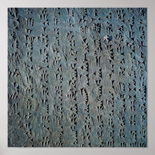 Cuneiform Poster (Vorne)