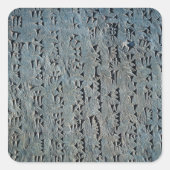 Cuneiform Quadratischer Aufkleber (Vorderseite)