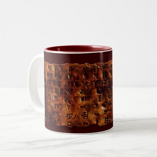 CUNEIFORM SCRIPT Tasse (Vorderseite Links)