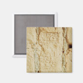 Cuneiform-Skript auf einer Palmwand Magnet (Vorderseite/Rückseite)