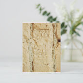 Cuneiform-Skript auf einer Palmwand Postkarte (Stehend Vorderseite)