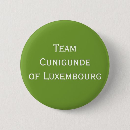 Cunigunde von Luxemburg Heilige Römische Kaiserin Button (Vorderseite)