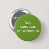 Cunigunde von Luxemburg Heilige Römische Kaiserin Button (Vorne & Hinten)