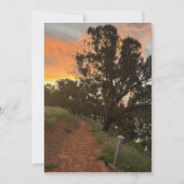 Cunnamulla Abend Travel Greetings Card Ankündigung (Vorderseite)