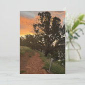 Cunnamulla Abend Travel Greetings Card Ankündigung (Stehend Vorderseite)