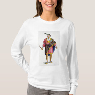 Cunne Shote, Leiter des Cherokees, 1780 (coloure T-Shirt
