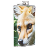 Cunning Fennec Fox Flachmann (Rechts)