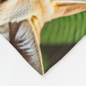 Cunning Fennec Fox Fleecedecke (Ecke)