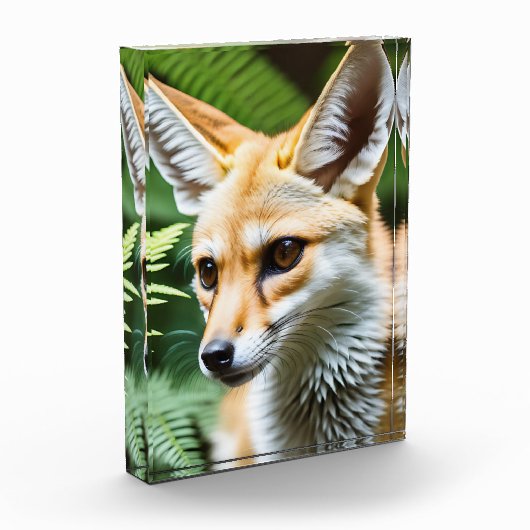 Cunning Fennec Fox Fotoblock (Links)