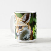 Cunning Fennec Fox Kaffeetasse (Vorderseite Links)