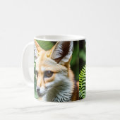 Cunning Fennec Fox Kaffeetasse (Vorderseite Links)