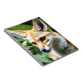 Cunning Fennec Fox Notizblock (Rechte Seite)