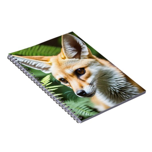 Cunning Fennec Fox Notizblock (Rechte Seite)