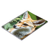 Cunning Fennec Fox Notizblock (Linke Seite)