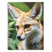 Cunning Fennec Fox Notizblock (Vorderseite)