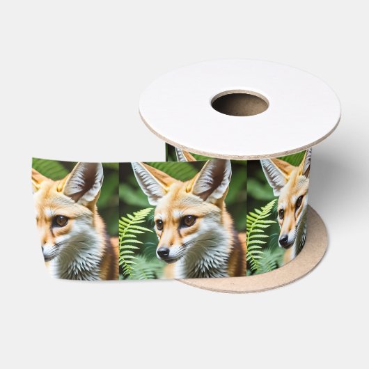 Cunning Fennec Fox Satinband (Spule)