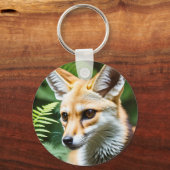 Cunning Fennec Fox Schlüsselanhänger (Vorderseite)