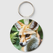 Cunning Fennec Fox Schlüsselanhänger (Rückseite)