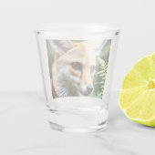 Cunning Fennec Fox Schnapsglas (Rückseite)