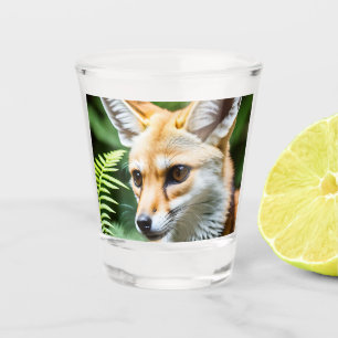 Cunning Fennec Fox Schnapsglas